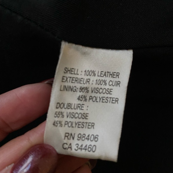 Size S - Black Genuine Suede Leather Jacket by Theory 🖤 - Picture 3 of 4